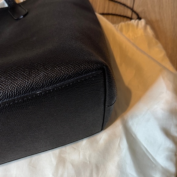 Coach Black Leather Zip-Top Tote bag - Picture 7 of 14